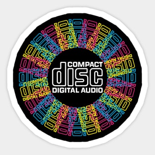 CD digital Audio Sticker